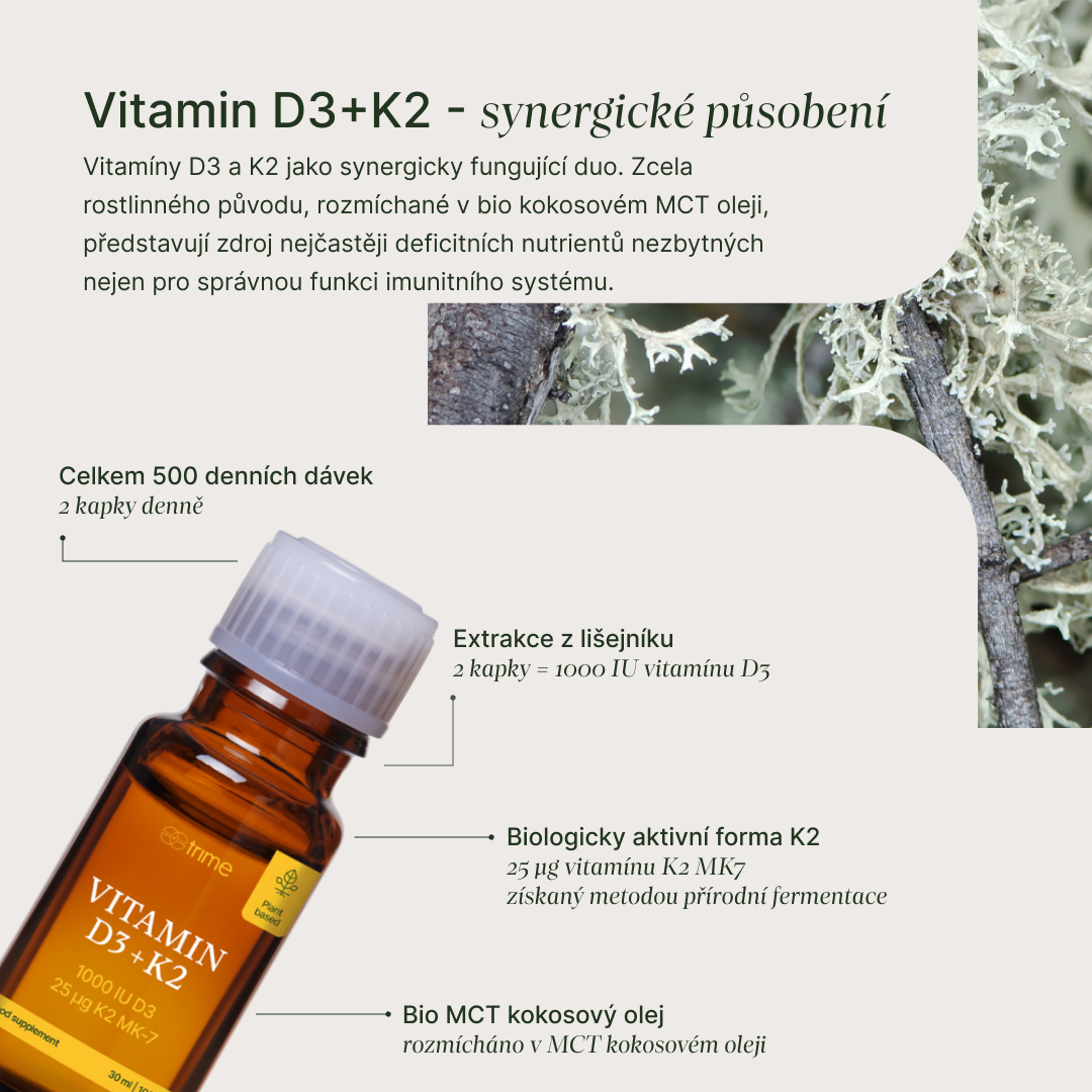Vitamín D3 + K2, 1000 IU D3 / 25 μg K2-MK7 - Obrázek 4