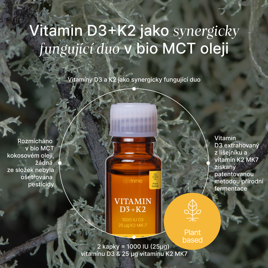 Vitamín D3 + K2, 1000 IU D3 / 25 μg K2-MK7 - Obrázek 3