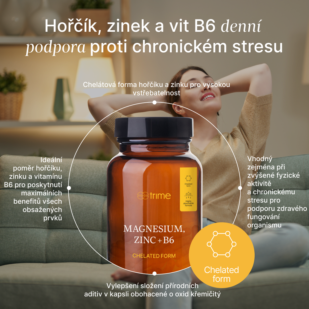 Hořčík, zinek chelát + vitamín B6 - Obrázek 3