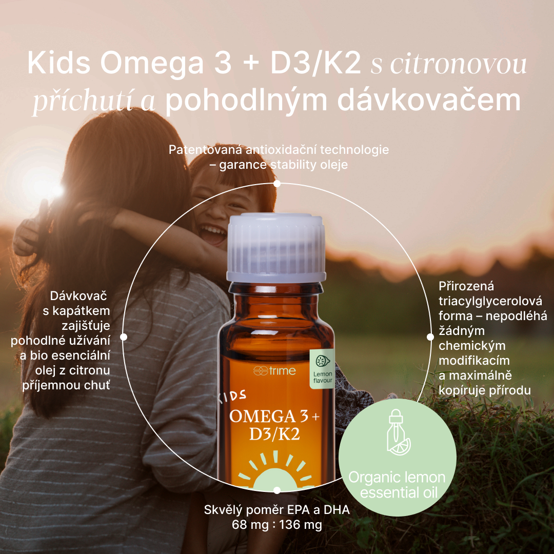 Kids Omega 3 + D3/K2 - citrón - Obrázek 2