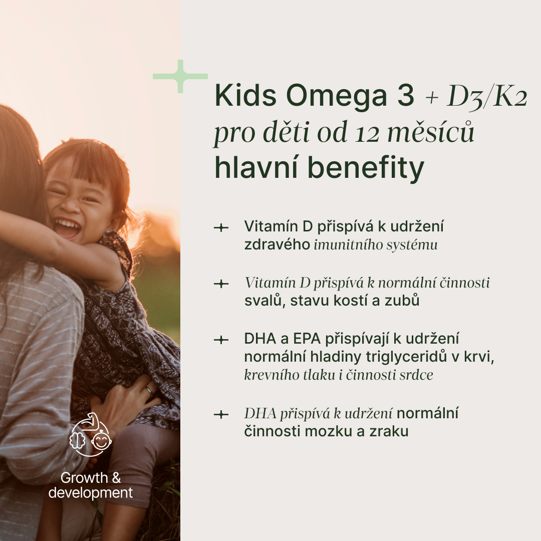 Kids Omega 3 + D3/K2 - citrón - Obrázek 4